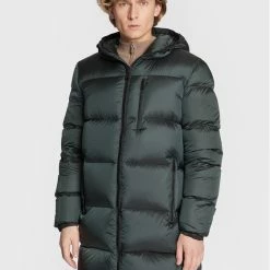 Φτηνός 😉 Τοπ 10 🧨 Geox Άνδρες Πουπουλένια Μπουφάν Μπουφάν πουπουλένιο Alberick M2625A T2566 F3253 Πράσινο Regular Fit 😉 🛒