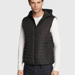 ΧΟΝΔΡΙΚΟ ΕΜΠΟΡΙΟ 🤩 Τοπ 10 💯 Geox Άνδρες Γιλέκα Γιλέκο Wilmer M2622B T2920 F9000 Μαύρο Regular Fit 🤩 🎉