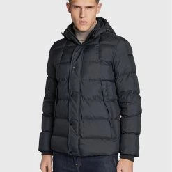 Τοπ 10 ⌛ Εξοδος 🛒 Geox Άνδρες Πουπουλένια Μπουφάν Μπουφάν πουπουλένιο Sanford M2628U-T2667 F9112 Μαύρο Regular Fit ⭐ 🛒