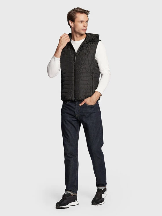 ΧΟΝΔΡΙΚΟ ΕΜΠΟΡΙΟ 🤩 Τοπ 10 💯 Geox Άνδρες Γιλέκα Γιλέκο Wilmer M2622B T2920 F9000 Μαύρο Regular Fit 🤩 🎉 - Image 2