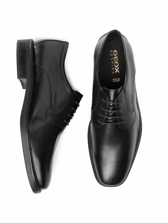 Πολύ καλή προσφορά ❤️ Flash Sale 🧨 Geox Άνδρες Κλειστά Παπούτσια Επίσημα Κλειστά παπούτσια U Brandolf B U024VB 00043 C9999 Μαύρο 🎁 🌟 - Image 5