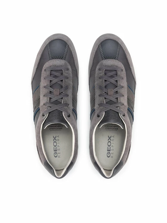 Εκπτωση 💯 Best Pirce 😍 Geox Άνδρες Ψηλά Αθλητικά Αθλητικά U Wells C U52T5C 02211 C9002 Γκρι 🔔 😍 - Image 6