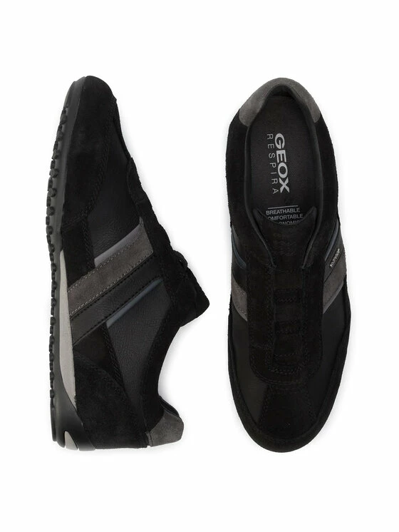 Νέος 🔥 Συμφωνίες ⌛ Geox Άνδρες Ψηλά Αθλητικά Αθλητικά U Wells A U82T5A 022ME C9B4N Μαύρο ⭐ 🥰 - Image 5