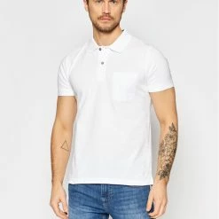 Flash Sale 🔔 Προώθηση 🎉 Geox Άνδρες Μπλούζες Polo Polo Sustainable M2510K T2649 F1492 Λευκό Regular Fit 😍 🎉