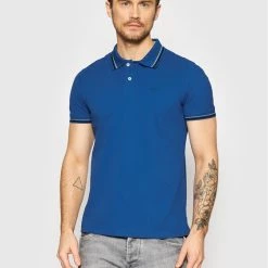 Το φθηνότερο 😉 Best Pirce 🌟 Geox Άνδρες Μπλούζες Polo Polo Sustainable M2510A-T2649 F4454 Μπλε Regular Fit 😀 🎉