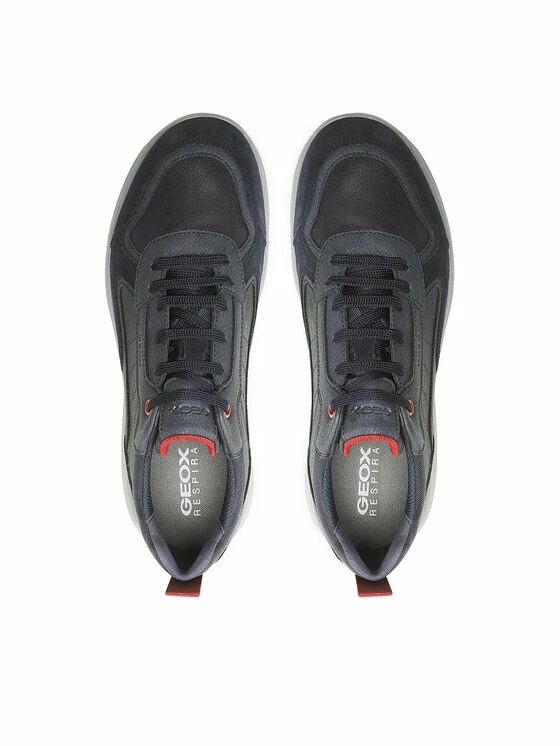 ΧΟΝΔΡΙΚΟ ΕΜΠΟΡΙΟ 🥰 Αγορά 👍 Geox Άνδρες Ψηλά Αθλητικά Αθλητικά U Damiano A U26ANA 0EKPT C4002 Σκούρο μπλε 💯 ✔️ - Image 5