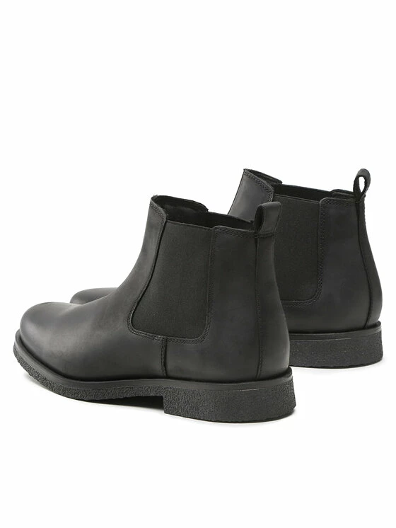 Best Pirce 🔔 Φτηνός 😀 Geox Άνδρες Chelsea 🥾 🥾 Boots Μποτάκια με λάστιχο U Claudio A. U2658A 000CL C9999 Μαύρο 🧨 🎁 - Image 3