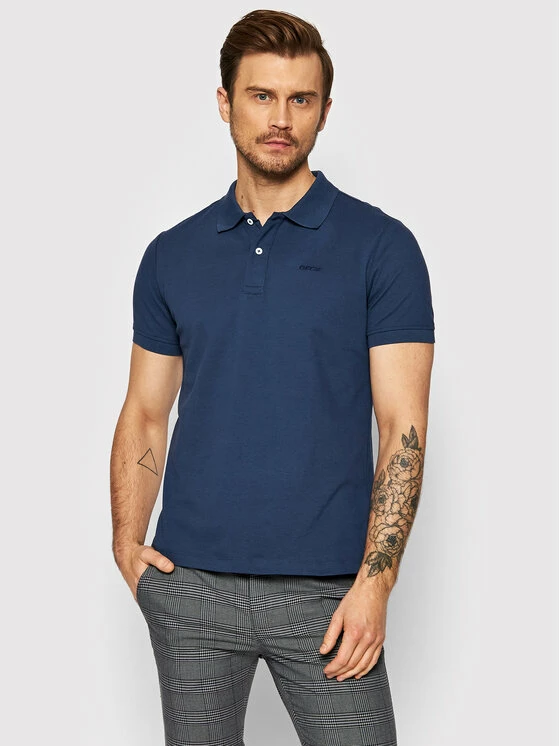 Το φθηνότερο ✔️ Προϋπολογισμός 😉 Geox Άνδρες Μπλούζες Polo Polo Sustainable M2510B T2649 F4070 Σκούρο μπλε Regular Fit ❤️ ❤️