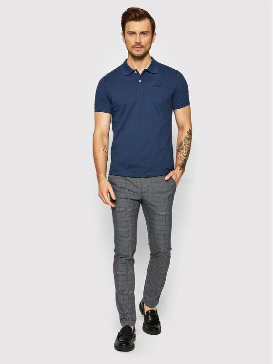 Το φθηνότερο ✔️ Προϋπολογισμός 😉 Geox Άνδρες Μπλούζες Polo Polo Sustainable M2510B T2649 F4070 Σκούρο μπλε Regular Fit ❤️ ❤️ - Image 2