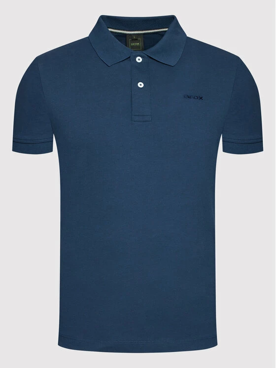 Το φθηνότερο ✔️ Προϋπολογισμός 😉 Geox Άνδρες Μπλούζες Polo Polo Sustainable M2510B T2649 F4070 Σκούρο μπλε Regular Fit ❤️ ❤️ - Image 5