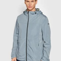 Προώθηση 🥰 Καλύτερη πώληση 🧨 Geox Άνδρες Μεταβατικά Μπουφάν Μπουφάν μεταβατικό Leitan M2521T-T2924 F4561 Μπλε Regular Fit 💯 🧨