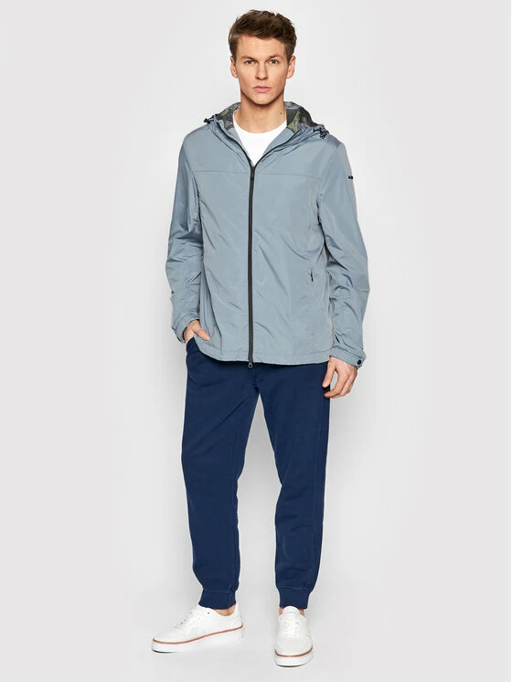 Προώθηση 🥰 Καλύτερη πώληση 🧨 Geox Άνδρες Μεταβατικά Μπουφάν Μπουφάν μεταβατικό Leitan M2521T-T2924 F4561 Μπλε Regular Fit 💯 🧨 - Image 2