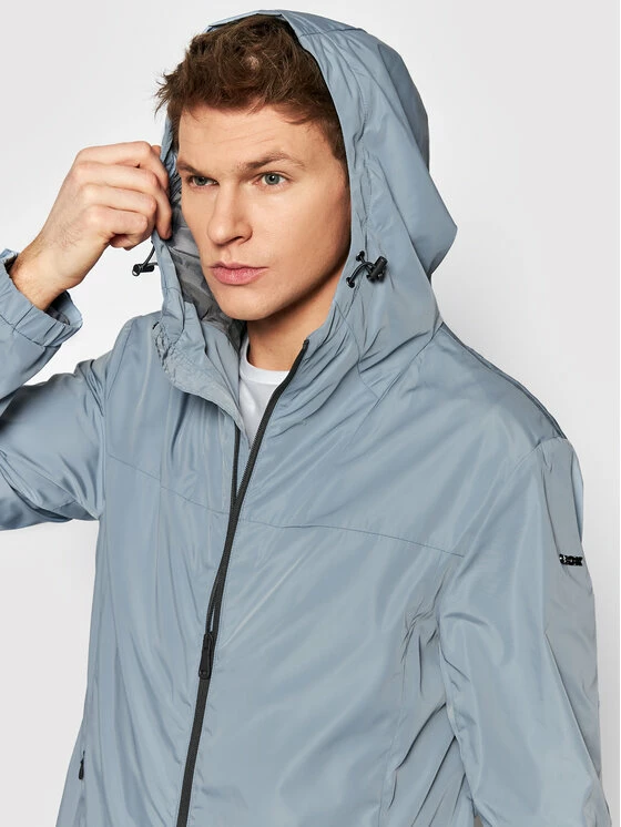 Προώθηση 🥰 Καλύτερη πώληση 🧨 Geox Άνδρες Μεταβατικά Μπουφάν Μπουφάν μεταβατικό Leitan M2521T-T2924 F4561 Μπλε Regular Fit 💯 🧨 - Image 4