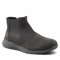 Τοπ 10 👍 Προώθηση 🎁 Geox Άνδρες Chelsea 🥾 🥾 Boots Μποτάκια με λάστιχο U Damiano F U16ANF 00022 C6372 Γκρι 🎁 🎁