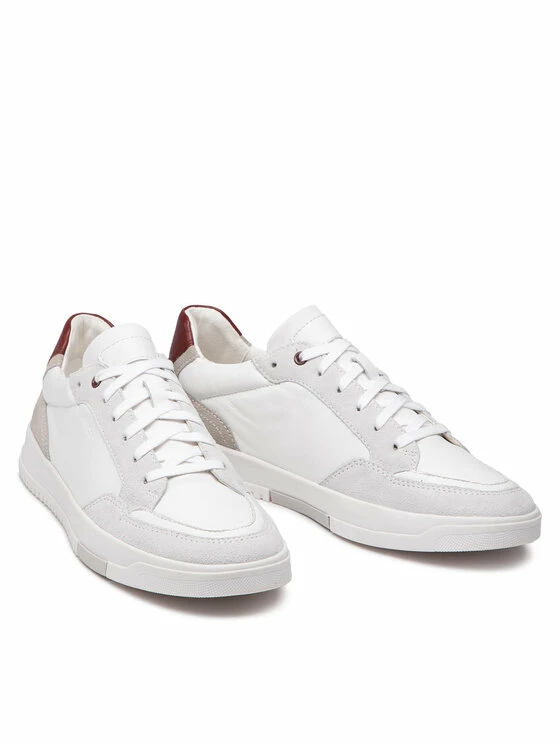 Εξοδος 👍 Νέος 🔔 Geox Άνδρες Ψηλά Αθλητικά Αθλητικά U Segnale D U25AGD 0LM22 C1026 Λευκό 🔥 🛒 - Image 5