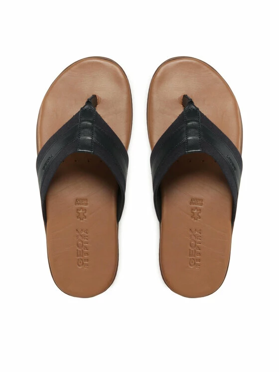 ΧΟΝΔΡΙΚΟ ΕΜΠΟΡΙΟ ✨ Ολοκαίνουργιο ❤️ Geox Άνδρες Σαγιονάρες U Sirolo A U25EHA 01043 C4002 Σκούρο μπλε 🤩 🧨 - Image 6