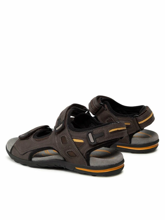 Ολοκαίνουργιο 🥰 Προϋπολογισμός ❤️ Geox Άνδρες Σανδάλια U Tevere B U259CB 0EK14 C6009 Καφέ 🥰 ✔️ - Image 3