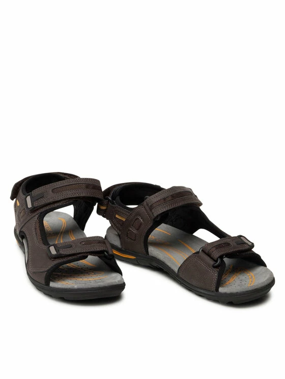 Ολοκαίνουργιο 🥰 Προϋπολογισμός ❤️ Geox Άνδρες Σανδάλια U Tevere B U259CB 0EK14 C6009 Καφέ 🥰 ✔️ - Image 5