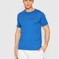 Κουπόνι 😍 Εξοδος 👍 Geox Άνδρες T-shirts T-Shirt M2510J T2870 F4454 Μπλε Regular Fit 😍 💯