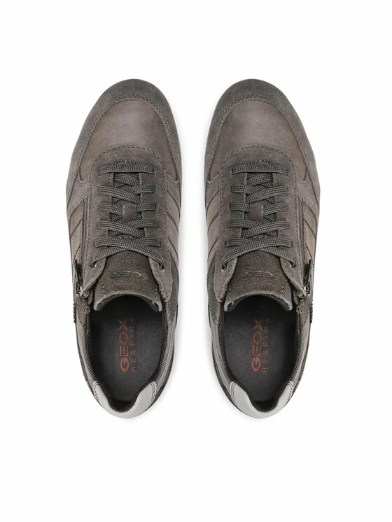 Συμφωνίες ⌛ Φτηνός 🌟 Geox Άνδρες Ψηλά Αθλητικά Αθλητικά U Renan A U254GA 022CL C1018 Γκρι 🌟 😉 - Image 6