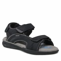 Best Pirce 🥰 ΧΟΝΔΡΙΚΟ ΕΜΠΟΡΙΟ 🛒 Geox Άνδρες Σανδάλια U Spherica U25ELA 0EK14 C9999 Μαύρο 😀 👏