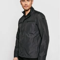 Συμφωνίες 👏 Η καλύτερη συμφωνία ✨ Geox Άνδρες Μεταβατικά Μπουφάν Μπουφάν μεταβατικό Jharrod M1220H T2611 F9000 Μαύρο Regular Fit 🧨 ⭐