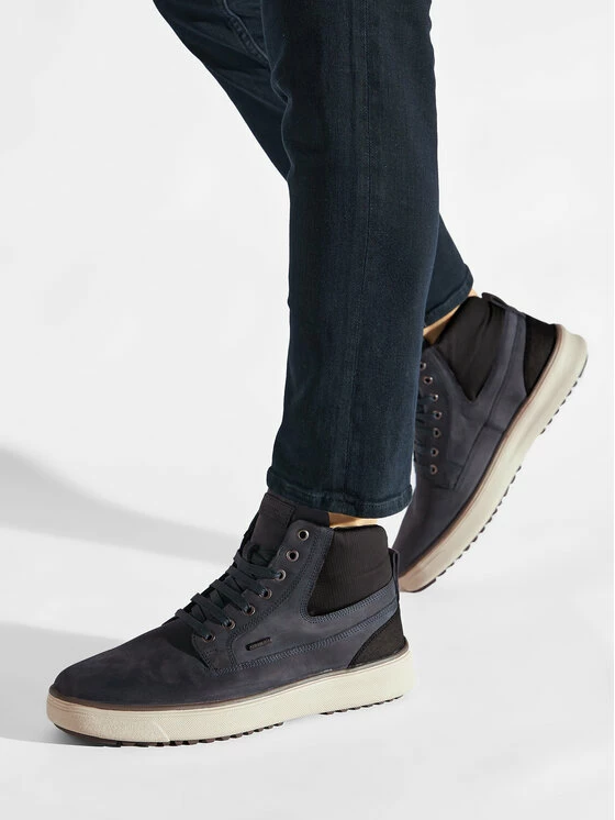 Πολύ καλή προσφορά 🔔 Εξοδος 🤩 Geox Άνδρες Ψηλά Αθλητικά Αθλητικά U Cervino B Abx B U26AQB 045FU C4002 Σκούρο μπλε ❤️ 🛒 - Image 6