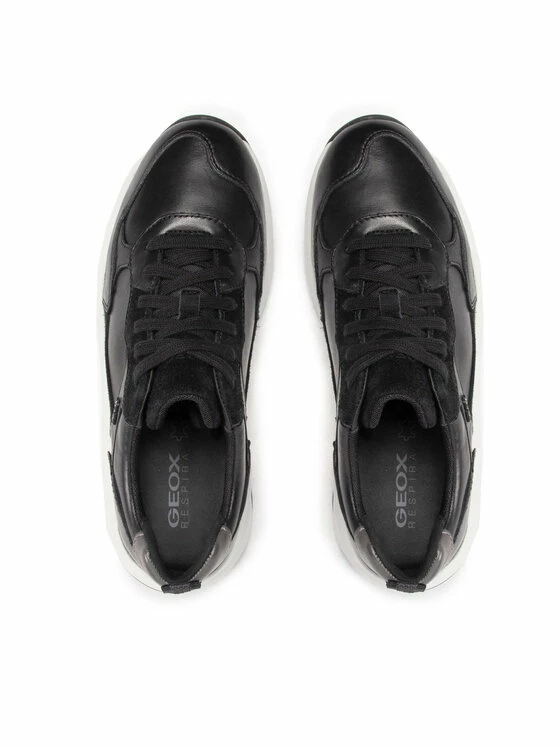 Κουπόνι 🧨 Προϋπολογισμός 🤩 Geox Άνδρες Ψηλά Αθλητικά Αθλητικά U Titanio U25E4A 02285 C9999 Μαύρο 💯 ✔️ - Image 5