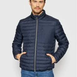 Flash Sale 🧨 Πολύ καλή προσφορά ❤️ Geox Άνδρες Πουπουλένια Μπουφάν Μπουφάν πουπουλένιο Dennie M2528B T2919 F4491 Σκούρο μπλε Regular Fit 🔔 😍