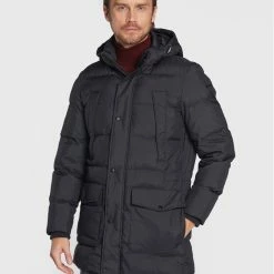 Best Pirce 👏 Καλύτερες κριτικές για ⭐ Geox Άνδρες Πουπουλένια Μπουφάν Μπουφάν πουπουλένιο Sanford M2628V T2667 F9112 Μαύρο Regular Fit 💯 😉