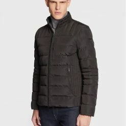 Νέος 😉 Προϋπολογισμός 🥰 Geox Άνδρες Πουπουλένια Μπουφάν Μπουφάν πουπουλένιο Hilstone M2628D T2941 F9000 Μαύρο Regular Fit 😉 ✨