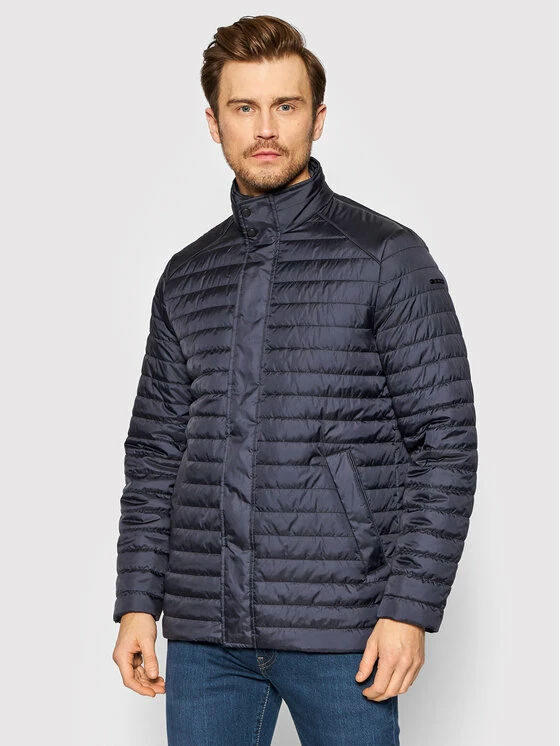 Η καλύτερη συμφωνία 🔥 Προϋπολογισμός ✨ Geox Άνδρες Πουπουλένια Μπουφάν Μπουφάν πουπουλένιο Wilmer M2523J-T2920 F1624 Σκούρο μπλε Regular Fit 🌟 🥰