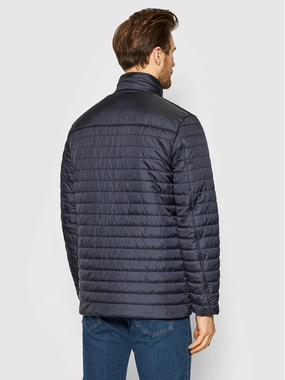 Η καλύτερη συμφωνία 🔥 Προϋπολογισμός ✨ Geox Άνδρες Πουπουλένια Μπουφάν Μπουφάν πουπουλένιο Wilmer M2523J-T2920 F1624 Σκούρο μπλε Regular Fit 🌟 🥰 - Image 3