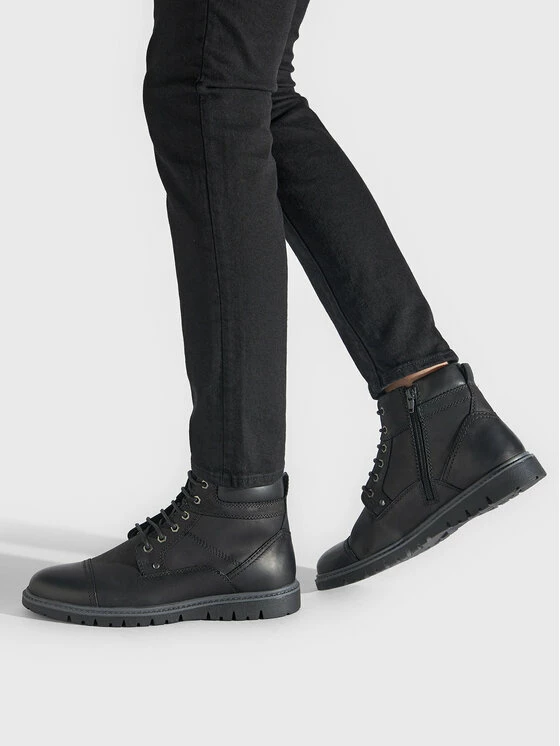 Συμφωνίες 😉 Εξοδος 🌟 Geox Άνδρες Μποτίνια U Ghiacciaio C U26DGC 000CL C9999 Μαύρο 💯 🛒 - Image 6