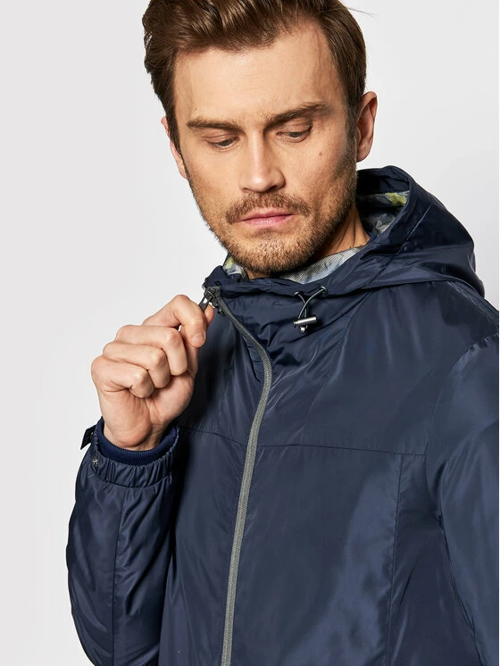 Best Pirce 👍 Πολύ καλή προσφορά ✨ Geox Άνδρες Μεταβατικά Μπουφάν Μπουφάν μεταβατικό Leitan M2521T-T2924 F4491 Σκούρο μπλε Regular Fit 🤩 💯 - Image 5