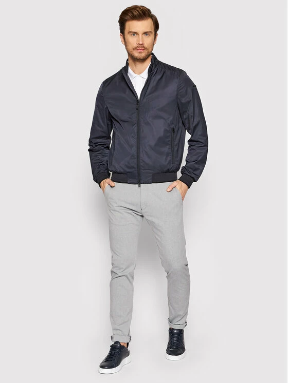 Η καλύτερη συμφωνία ✔️ Πολύ καλή προσφορά 🔔 Geox Άνδρες Μπουφάν Bomber Μπόμπερ μπουφάν M2520Q T2600 F1624 Σκούρο μπλε Regular Fit 🎁 ⌛ - Image 2