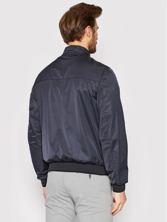 Η καλύτερη συμφωνία ✔️ Πολύ καλή προσφορά 🔔 Geox Άνδρες Μπουφάν Bomber Μπόμπερ μπουφάν M2520Q T2600 F1624 Σκούρο μπλε Regular Fit 🎁 ⌛ - Image 3