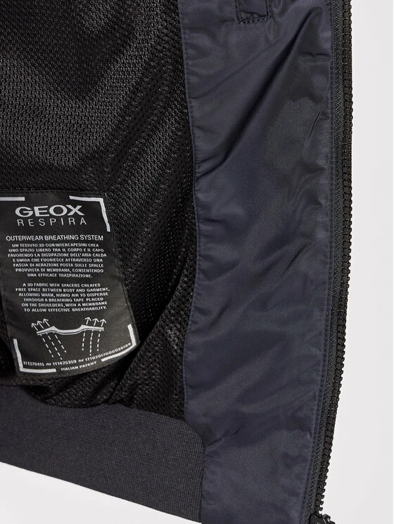 Η καλύτερη συμφωνία ✔️ Πολύ καλή προσφορά 🔔 Geox Άνδρες Μπουφάν Bomber Μπόμπερ μπουφάν M2520Q T2600 F1624 Σκούρο μπλε Regular Fit 🎁 ⌛ - Image 5