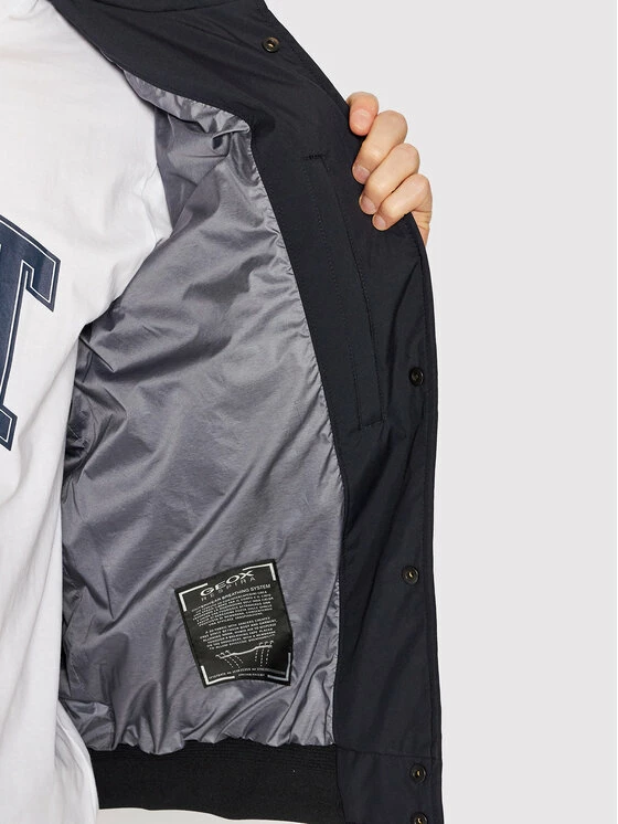 ΧΟΝΔΡΙΚΟ ΕΜΠΟΡΙΟ 😀 Νέος ✨ Geox Άνδρες Μπουφάν Bomber Μπόμπερ μπουφάν Mooner M2520R T2629 F1624 Σκούρο μπλε Regular Fit 🥰 ⭐ - Image 5