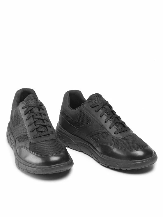 Φτηνός 🧨 Πολύ καλή προσφορά 🎁 Geox Άνδρες Ψηλά Αθλητικά Αθλητικά U Portello C U25E1C 01454 C9999 Μαύρο ❤️ ⭐ - Image 5