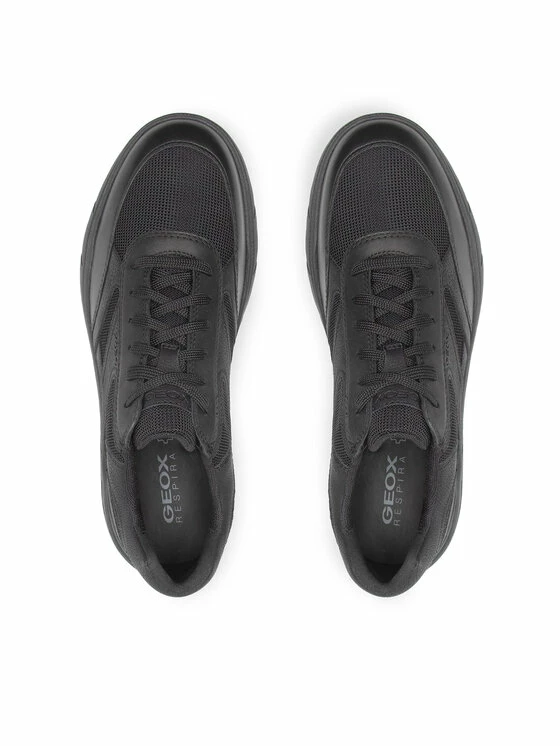 Φτηνός 🧨 Πολύ καλή προσφορά 🎁 Geox Άνδρες Ψηλά Αθλητικά Αθλητικά U Portello C U25E1C 01454 C9999 Μαύρο ❤️ ⭐ - Image 6