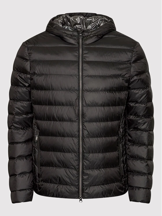 Νέος 😍 Το φθηνότερο 🎉 Geox Άνδρες Πουπουλένια Μπουφάν Μπουφάν πουπουλένιο Dereck M1425B T2562 F9000 Μαύρο Regular Fit 🎉 🔔 - Image 6