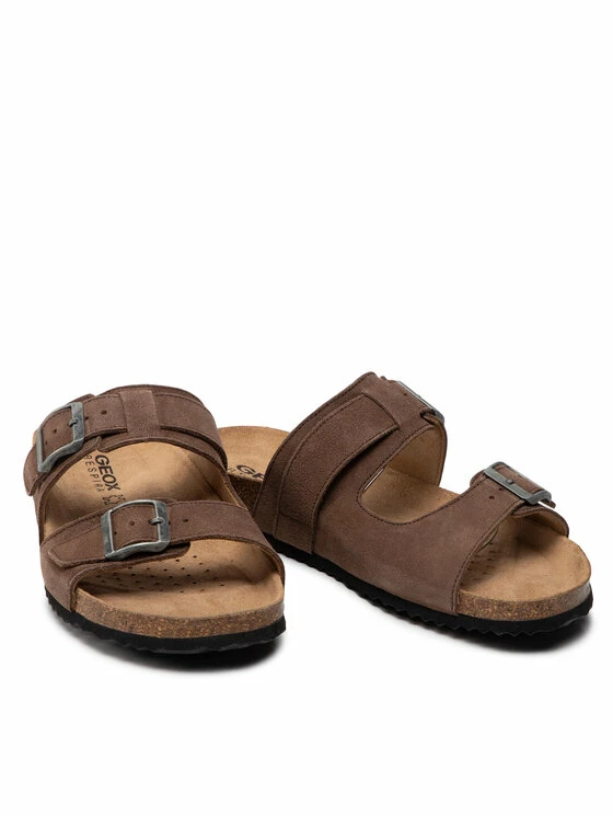Κουπόνι 🧨 Νέος 🥰 Geox Άνδρες Παντόφλες U 🩴 🩴 Sandal Ghita E U159VE 00022 C1018 Καφέ 🧨 ✨ - Image 5