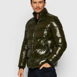 Προϋπολογισμός 😉 Τοπ 10 😍 Geox Άνδρες Πουπουλένια Μπουφάν Μπουφάν πουπουλένιο Sile M1428J T2903 F3351 Πράσινο Regular Fit ⌛ 🥰