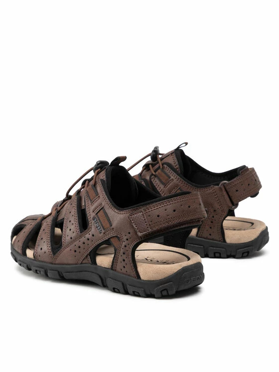 Η καλύτερη συμφωνία 🥰 Αγορά 🔥 Geox Άνδρες Σανδάλια U S.Strada B U6224B 0MEBC C0013 Καφέ ✔️ ✔️ - Image 3