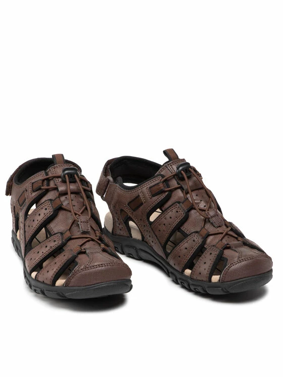 Η καλύτερη συμφωνία 🥰 Αγορά 🔥 Geox Άνδρες Σανδάλια U S.Strada B U6224B 0MEBC C0013 Καφέ ✔️ ✔️ - Image 5