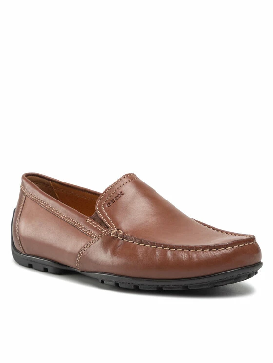 Προώθηση ⌛ Ολοκαίνουργιο 💯 Geox Άνδρες Μοκασίνια U Moner V U1144V 00039 C6010 Καφέ 🔥 🎉