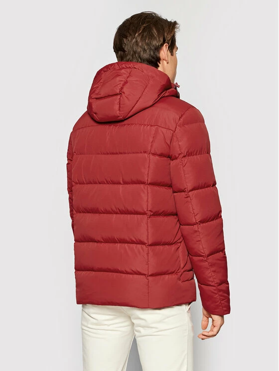 ΧΟΝΔΡΙΚΟ ΕΜΠΟΡΙΟ 😍 Προώθηση 👏 Geox Άνδρες Πουπουλένια Μπουφάν Μπουφάν πουπουλένιο Nettuno M1426J T2678 F7207 Κόκκινο Regular Fit 👍 😍 - Image 3