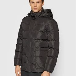 Προώθηση 👏 Τοπ 10 🎁 Geox Άνδρες Πουπουλένια Μπουφάν Μπουφάν πουπουλένιο Hilstone M1428C T2666 F9000 Μαύρο Regular Fit ✔️ 🛒