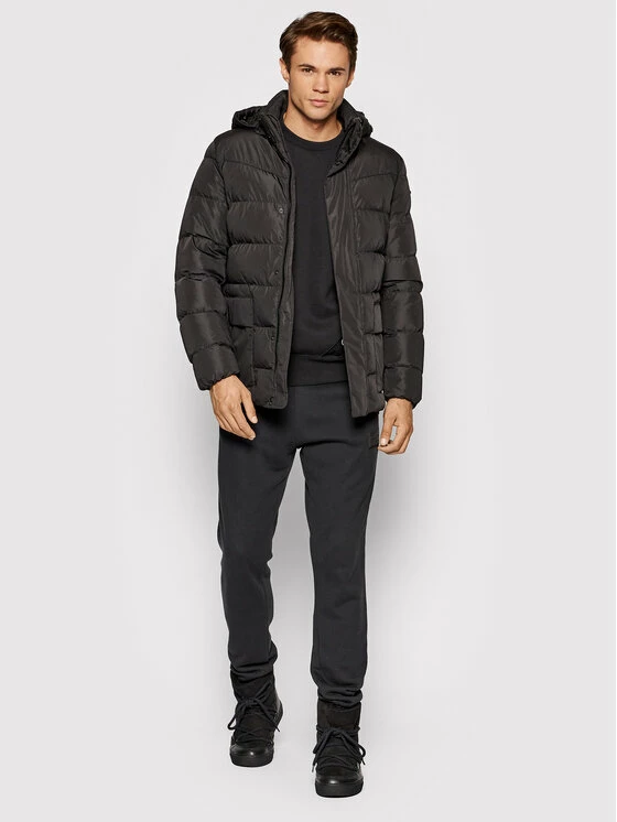 Προώθηση 👏 Τοπ 10 🎁 Geox Άνδρες Πουπουλένια Μπουφάν Μπουφάν πουπουλένιο Hilstone M1428C T2666 F9000 Μαύρο Regular Fit ✔️ 🛒 - Image 2